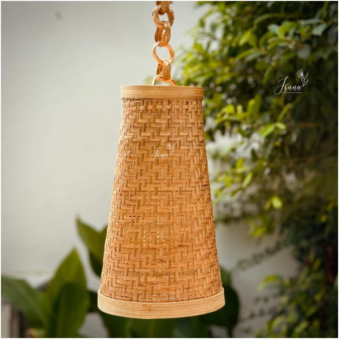 ISANA Finch Mini Bamboo Pendant Lamp IBL224 | Small Hanging Light