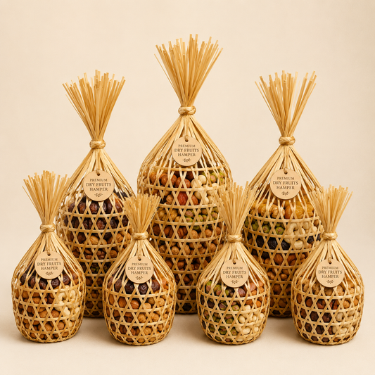 Handwoven Bamboo Potli Gift Bag for Wedding & Festive Gifting