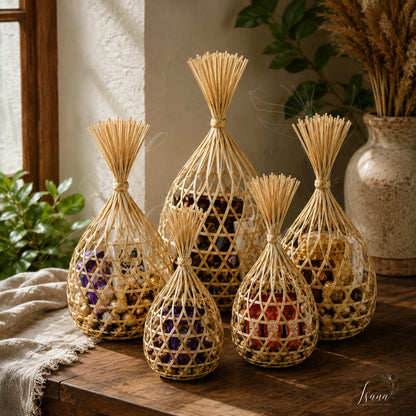 Bamboo Potli Gift Bags — Luxury Gifting, Naturally Woven