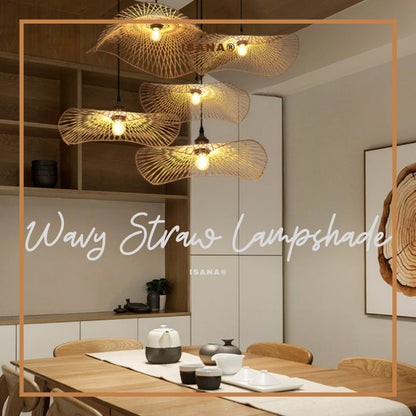 Wavy Straw Lampshade