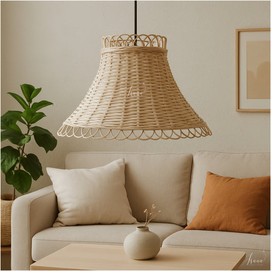 Cane Hanging Lampshade