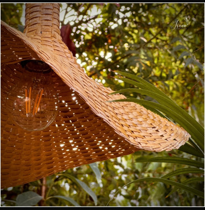 Wave Hanging Lampshade (Without Electrical Accessories)