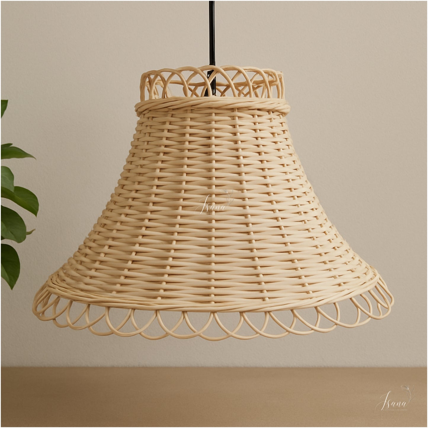 Cane Hanging Lampshade