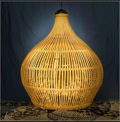Rattan look Lampshade - (Without Electrical Accessories)
