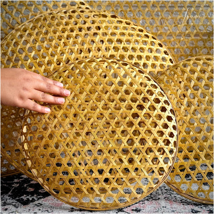 STAR BAMBOO MAT LAMPSHADES