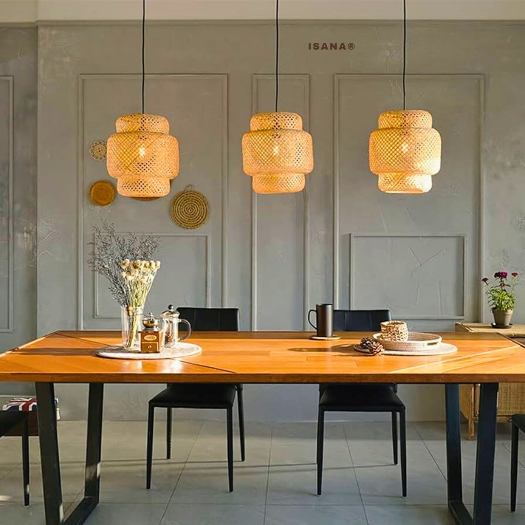 Three Stage Lampshade - Natural (Without Electrical Accessories)