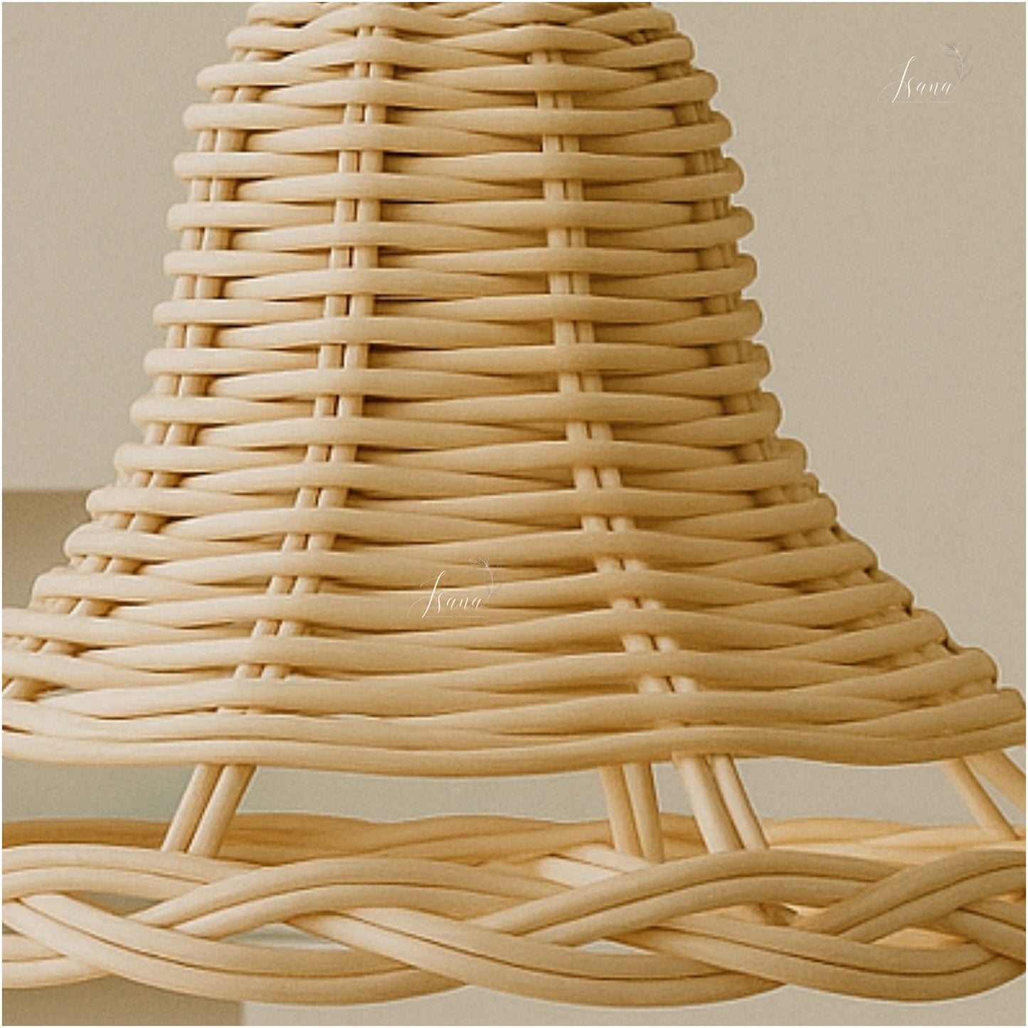 Cane Hanging Lampshade