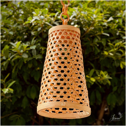 Hanging Natural Lampshade (Without Electrical Accessories)