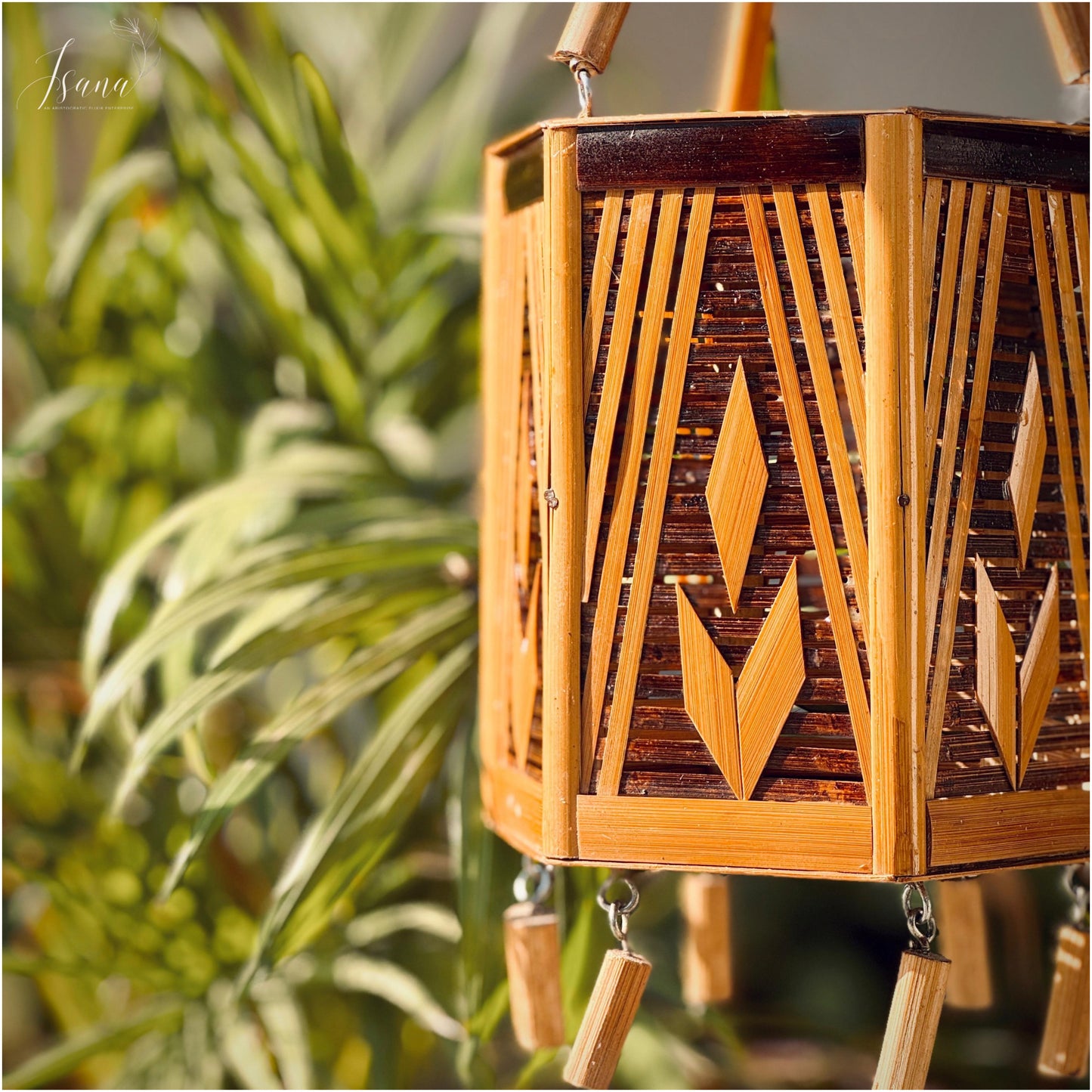 Hanging Lampshade - 6 corner - (Without Electrical Accessories)
