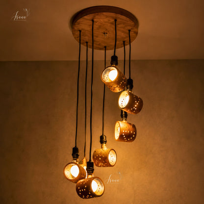 ISANA®️ Bamboo Constellation Pendant Lamp