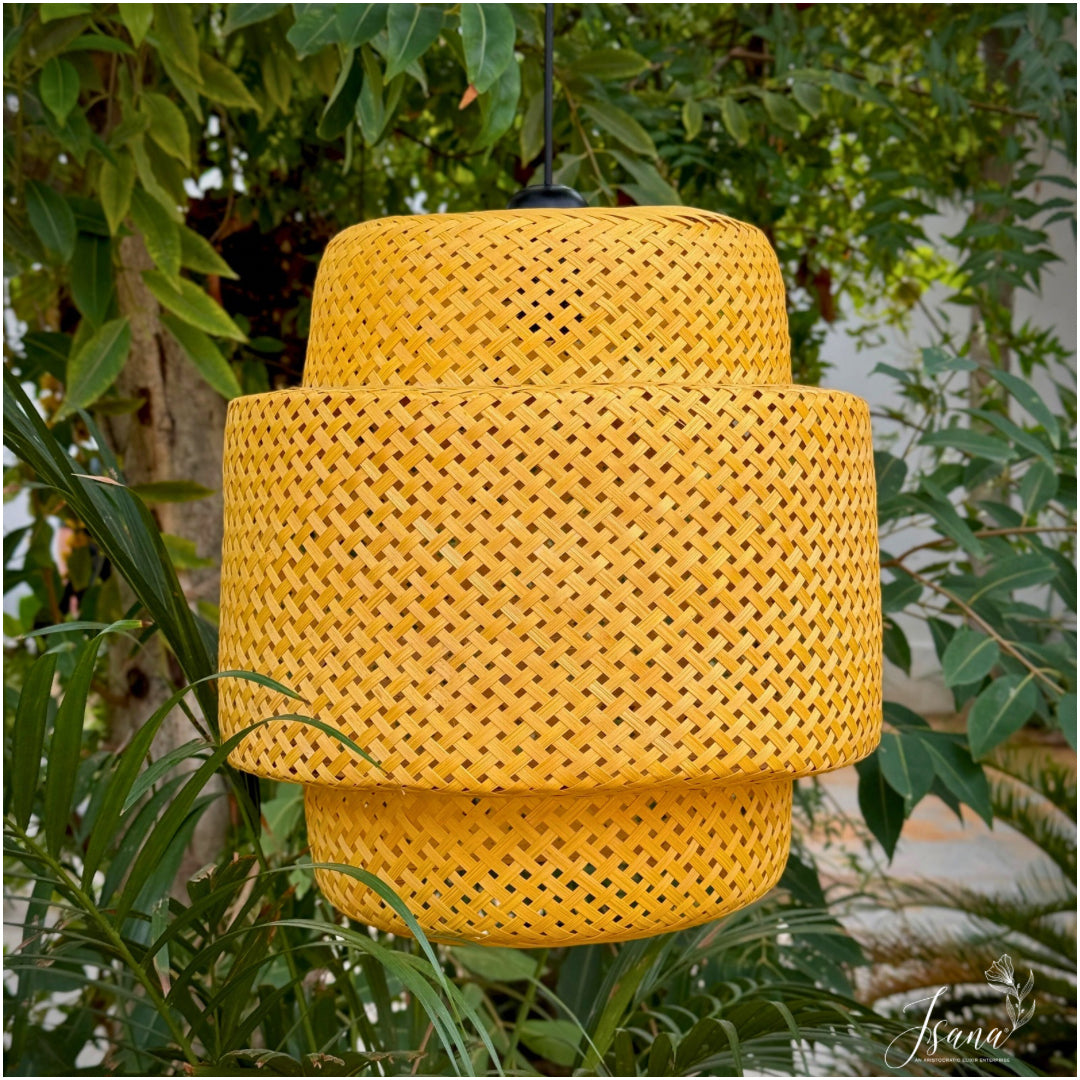 Three Stage Lampshade - Natural (Without Electrical Accessories)