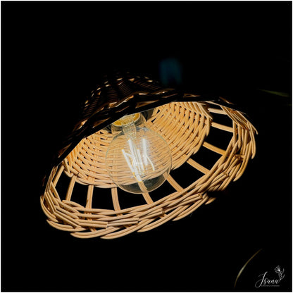 Cane Hanging Lampshade
