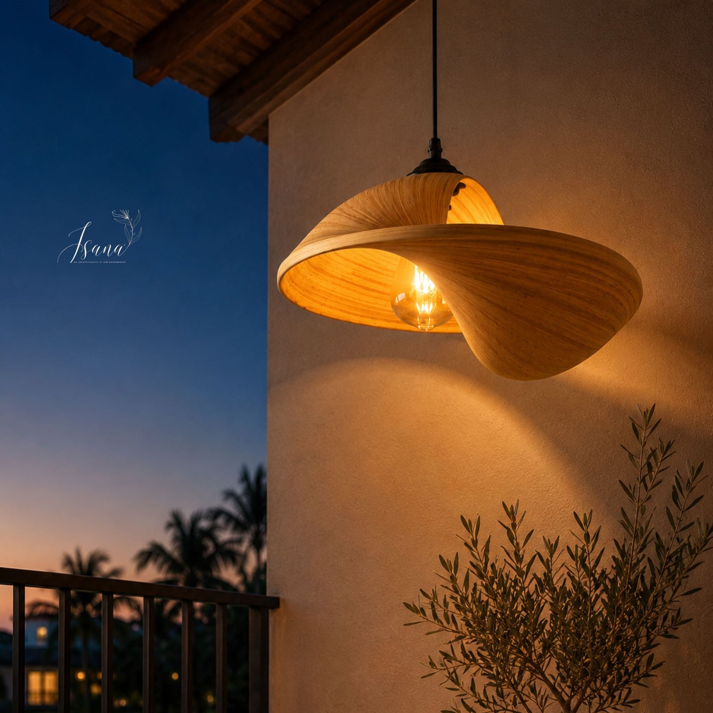 ISANA® Infinity Bamboo Lampshade
