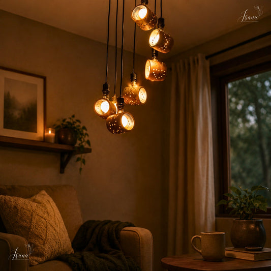 ISANA®️ Bamboo Constellation Pendant Lamp