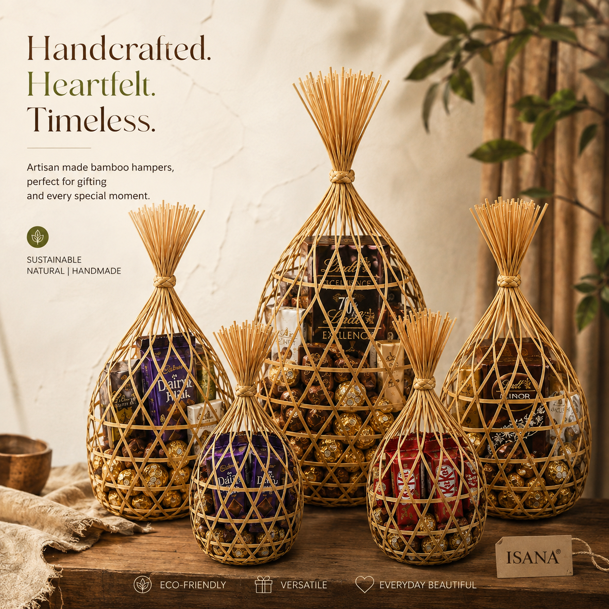Bamboo Potli Gift Bags — Luxury Gifting, Naturally Woven