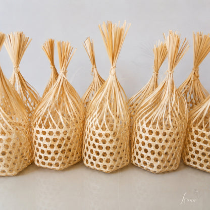 Bamboo Potli Gift Bags — Luxury Gifting, Naturally Woven