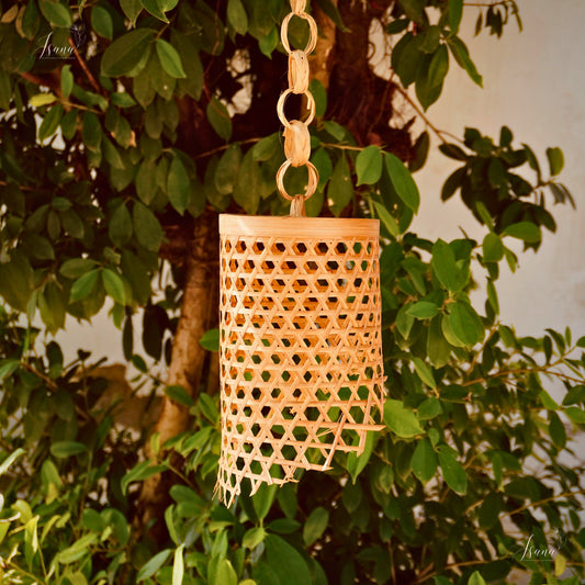 Isana PetiteBloom – Mini Bamboo Hanging Lamp (IBL 208)