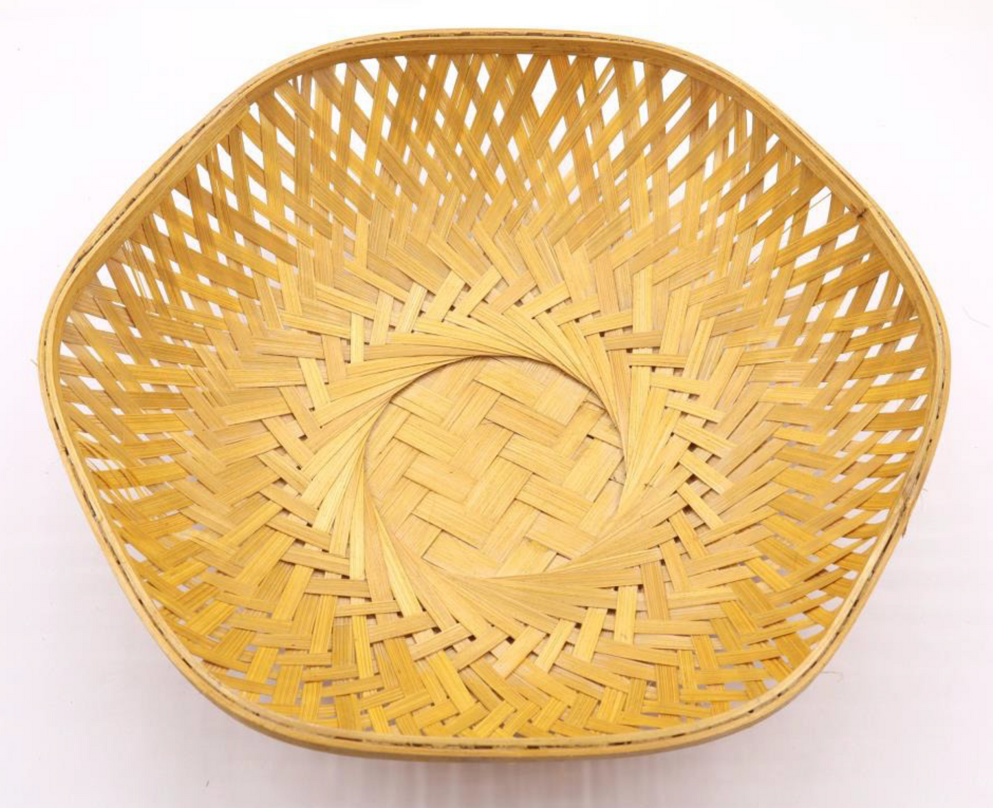 Rangka Hexa Bamboo Basket – Natural Finish