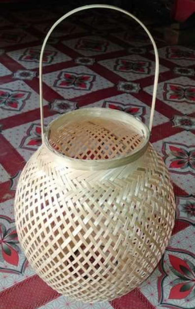 Hanging Natural Lampshade (Without Electrical Accessories)
