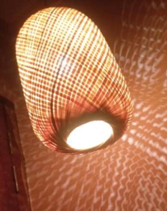 Hanging Natural Lampshade (Without Electrical Accessories)
