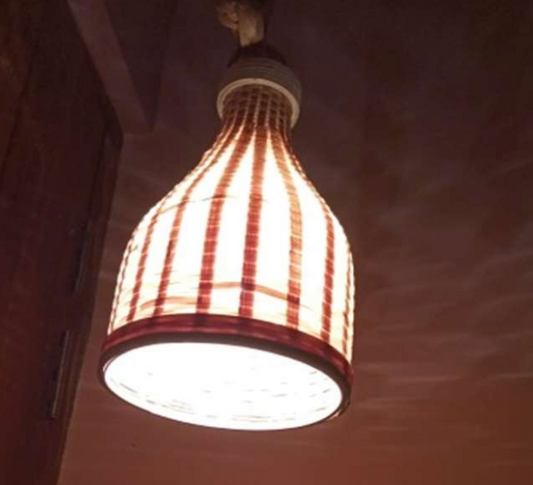 Hanging Natural Lampshade (Without Electrical Accessories)