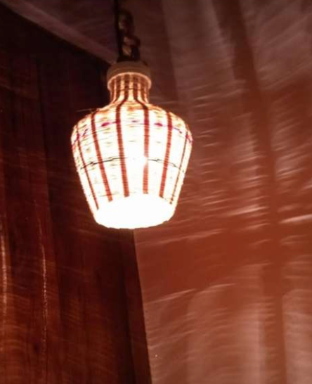 Hanging Natural Lampshade (Without Electrical Accessories)
