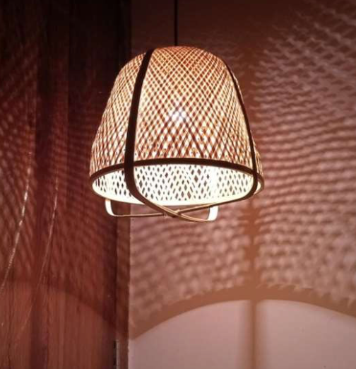 Hanging Natural Lampshade (Without Electrical Accessories)