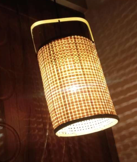 Hanging Natural Lampshade (Without Electrical Accessories)