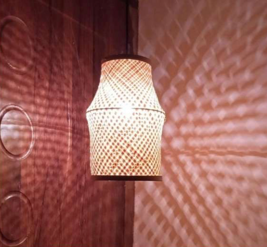 Hanging Natural Lampshade (Without Electrical Accessories)