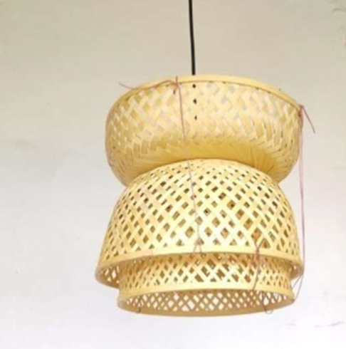 Hanging Natural Lampshade (Without Electrical Accessories)