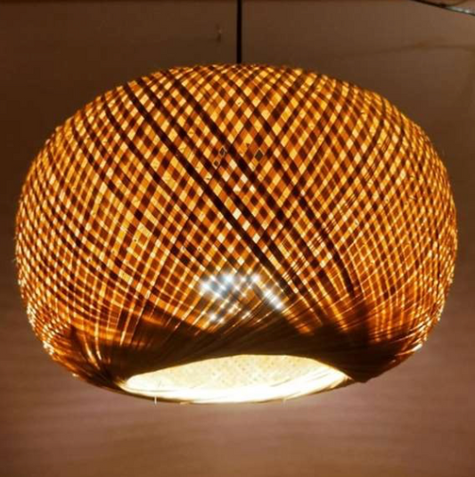 Hanging Natural Lampshade (Without Electrical Accessories)