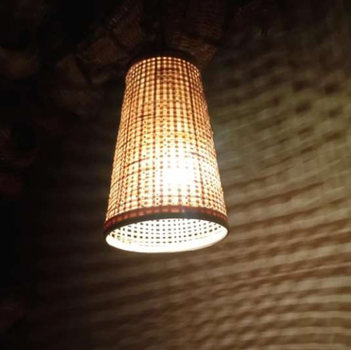 Hanging Natural Lampshade (Without Electrical Accessories)