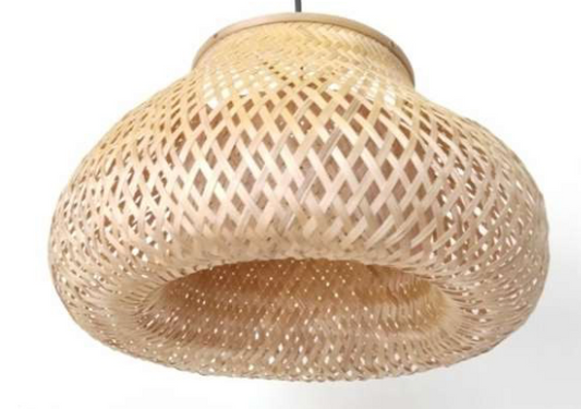Hanging Natural Lampshade (Without Electrical Accessories)