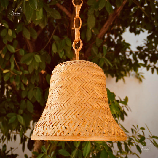 Isana BellaDome – Natural Bell Bamboo Lampshade
