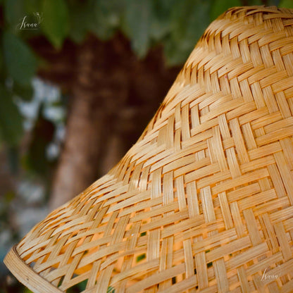Isana BellaDome – Natural Bell Bamboo Lampshade