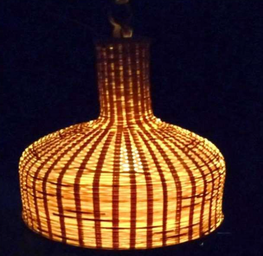 Hanging Natural Lampshade (Without Electrical Accessories)