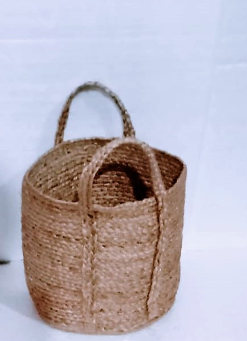 Planter - Natural with Outer Handles
