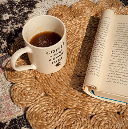TerraWeave™ Round Jute Placemat Handwoven by Indian Artisans