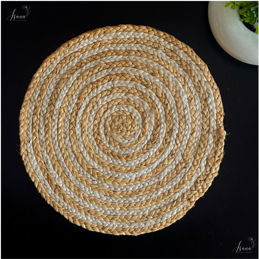 TARAH – Handwoven Round Jute Placemat