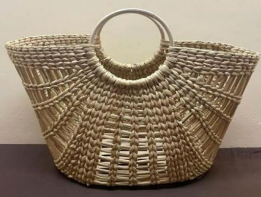 Kauna Meadow Weave Basket Bag – Handcrafted Eco Tote