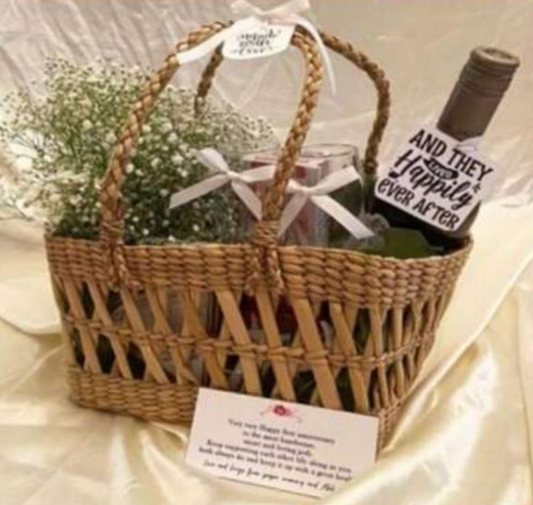 Thamzi Basket – Handwoven Kauna Grass Tray