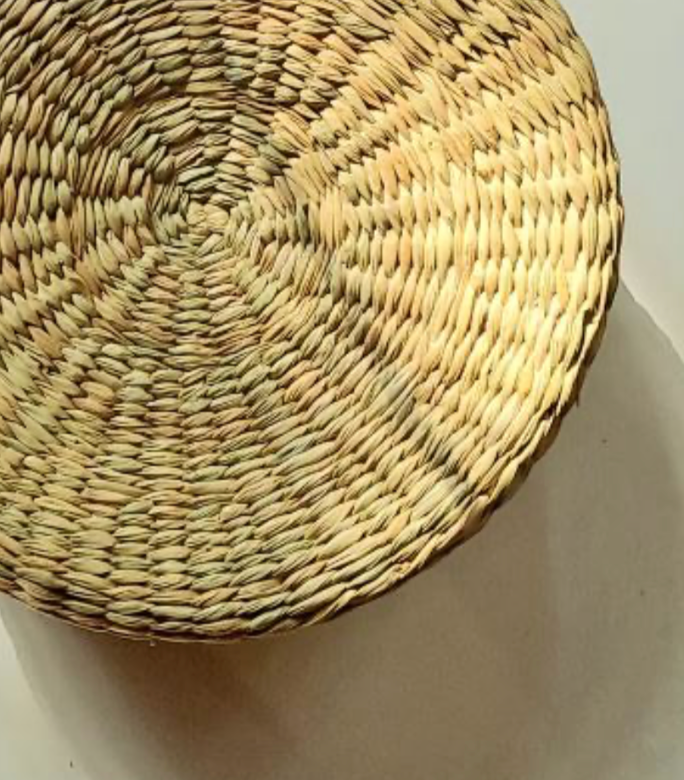 EcoNest Kauna Grass Round Storage Box (Set of 2)