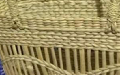 Kauna Classic Tote – Natural Handwoven Basket