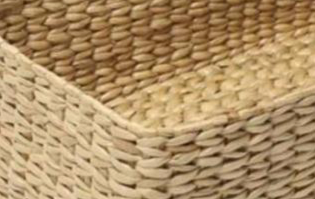 Kauna Grass Rectangular Utility Tray – Handwoven Eco-Friendly Organizer