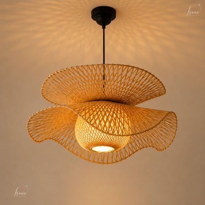 ISANA®️ Petal Weave Bamboo Lampshade ✨