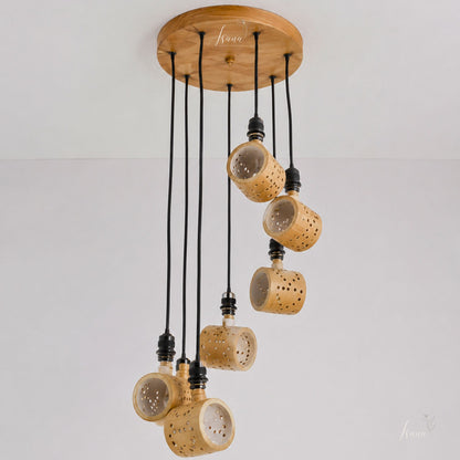 ISANA®️ Bamboo Constellation Pendant Lamp