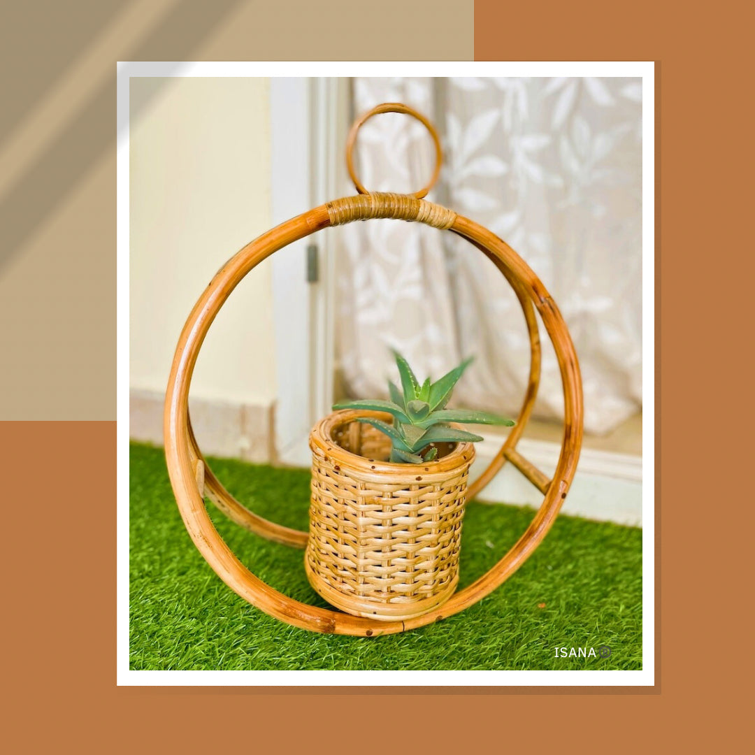 Decorative Hanging cane Planter