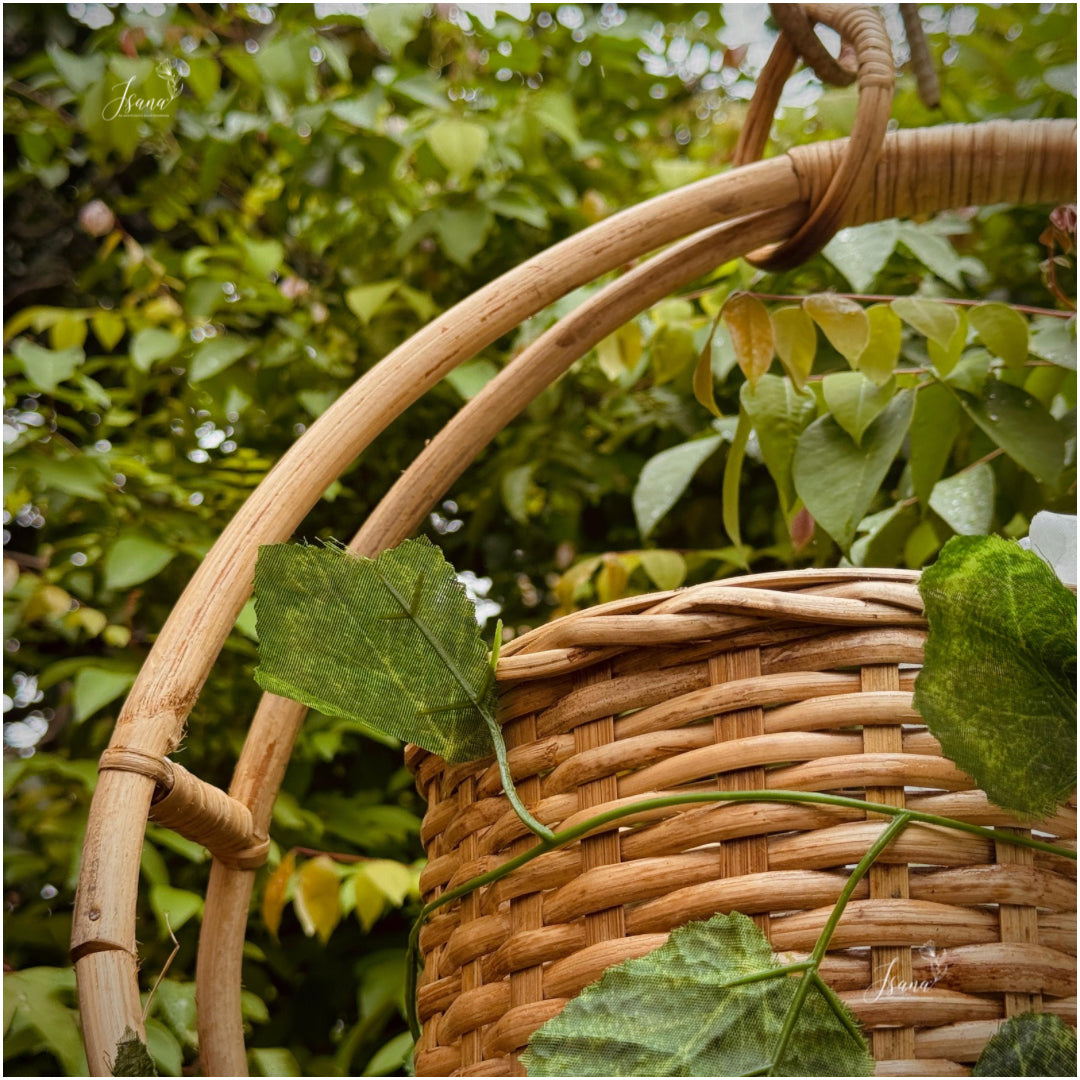 Decorative Hanging cane Planter