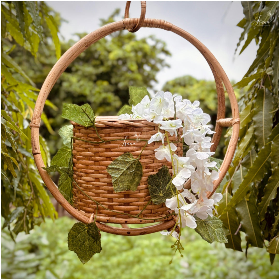 Decorative Hanging cane Planter