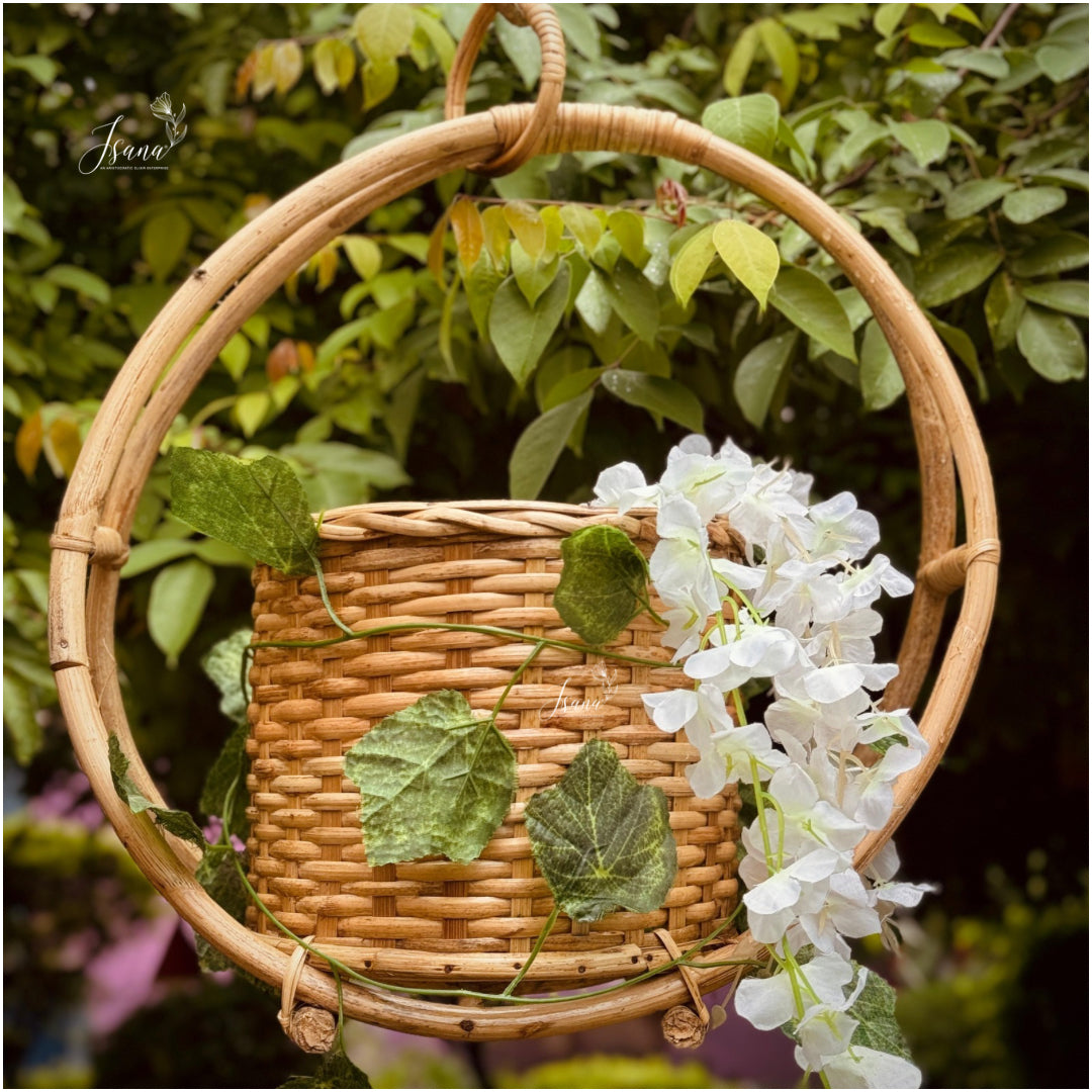 Decorative Hanging cane Planter